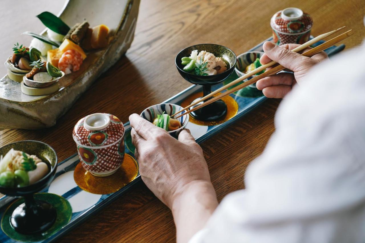 加贺 山中温泉花紫酒店 外观 照片